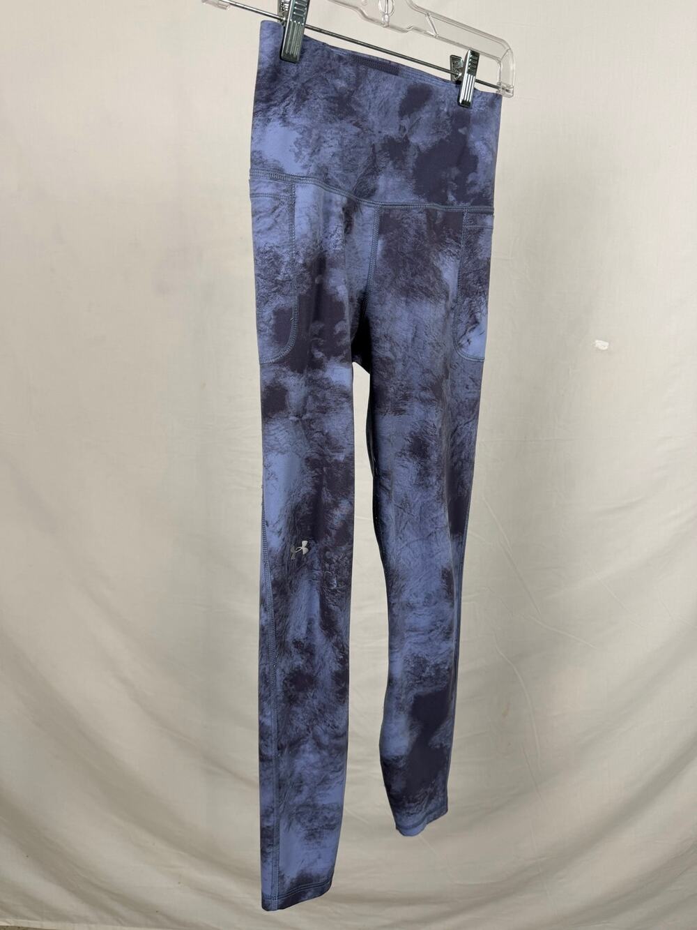 Under Armour Blue Gray Tie Dye High Rise Pocket Leggings [SIZE] XS Pre-owned